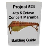 DIY pro concert marimba building plans