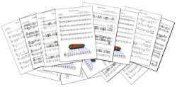 sheet music for glockenspiel, xylophone, marimba and vibraphone