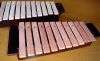 A pair of box xylophones for the school classroom
