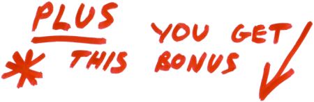 Plus you get this bonus
