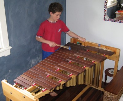 P3 DIY marimba built at home by 8 year old Greg P3 DIY marimba built at home by 8 year old Greg